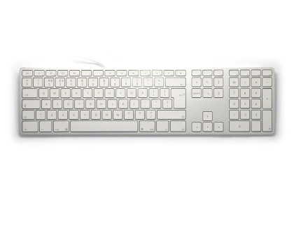 Klawiatura MATIAS Mac hub 2xUSB Srebrna FK318S-UK